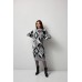 Knitted dress "Mirage" gray